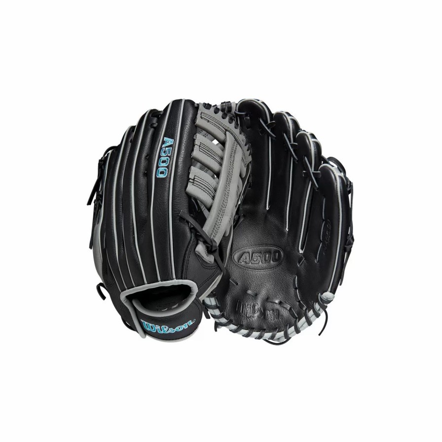 Gloves * | Wilson A500 Series 12.5 Inch Wbw100905125 Travel Team Baseball Glove