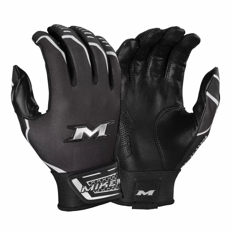 Gloves * | Miken Pro Series Adult Slowpitch Softball Batting Gloves