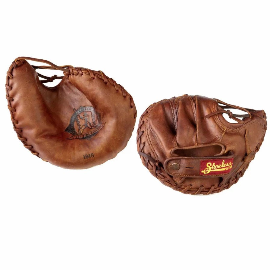 Gloves * | Shoeless Joe Golden Era Vintage 1915 Baseball Catcher'S Mitt