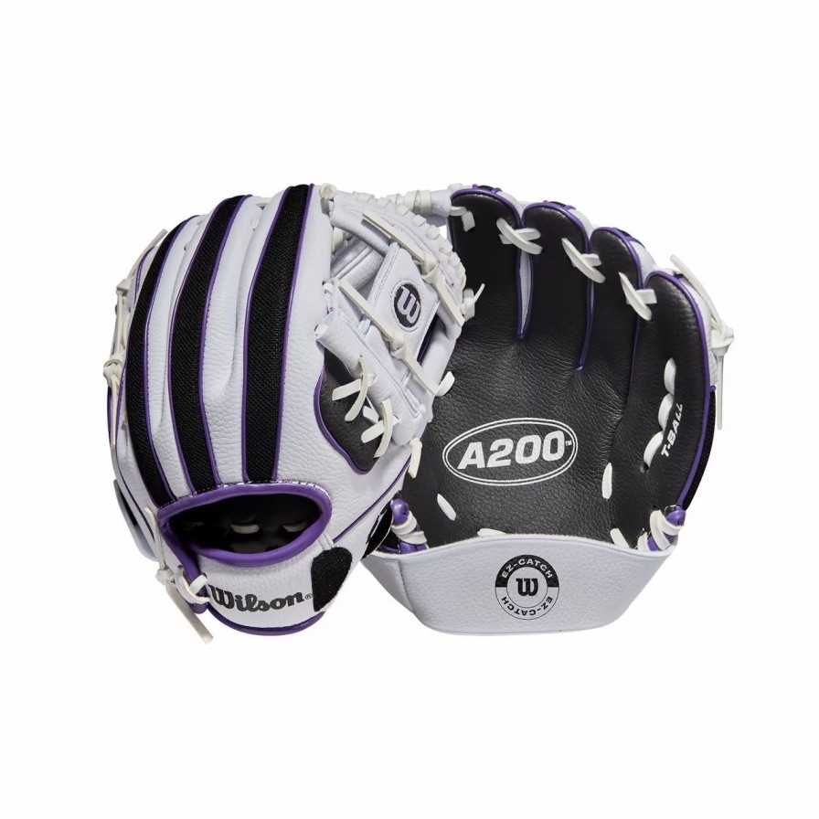 Gloves * | Wilson 2022 A200 Ez Catch 10 Inch Wta02Rb2210Wbpt Youth Baseball Glove