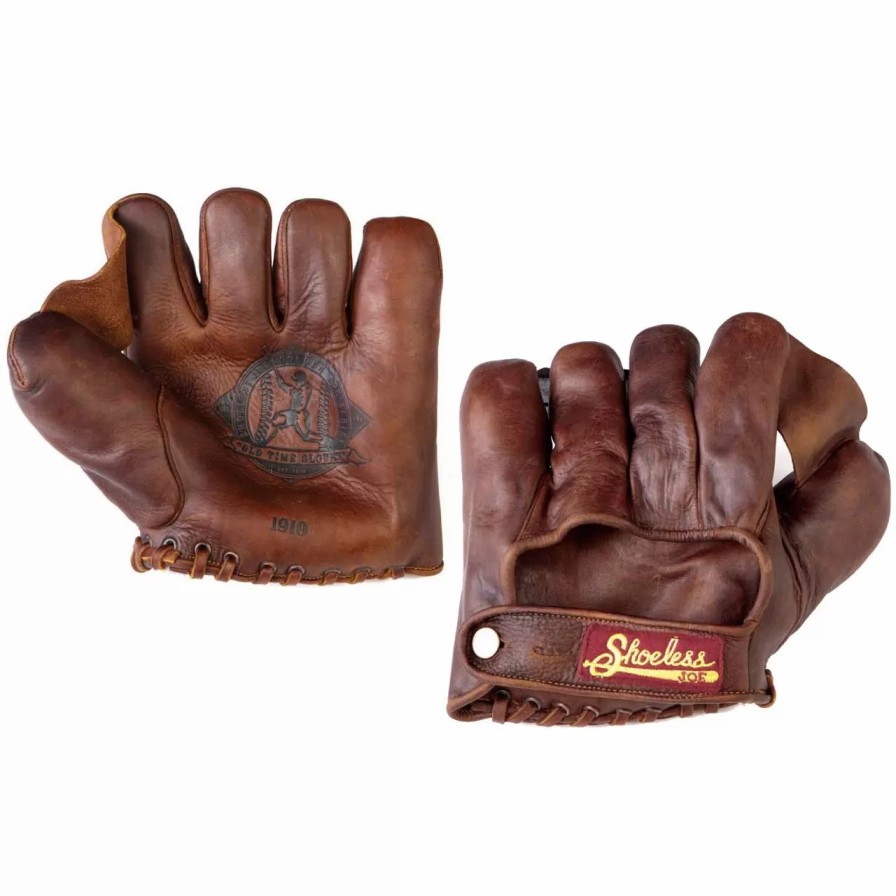 Gloves * | Shoeless Joe Golden Era Vintage 1910 Baseball Fielders Glove