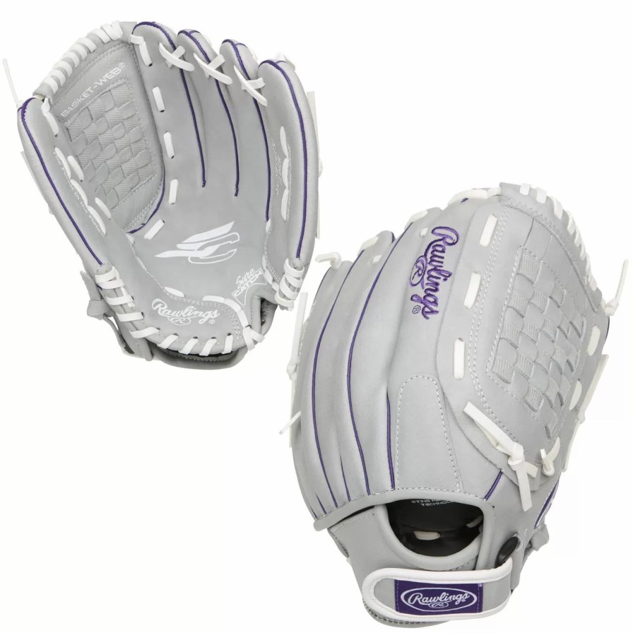 Gloves * | Rawlings Sure Catch Series 12 Inch Scsb12Pu Youth Fastpitch Softball Glove