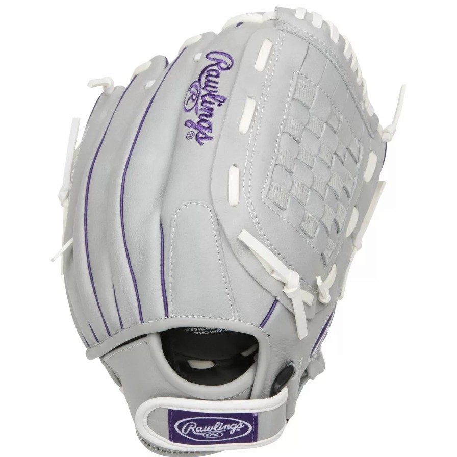 Gloves * | Rawlings Sure Catch Series 12 Inch Scsb12Pu Youth Fastpitch Softball Glove