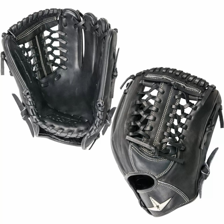 Gloves * | All-Star Pro-Elite 11.75 Inch Fgas-1175Mt Baseball Glove Black