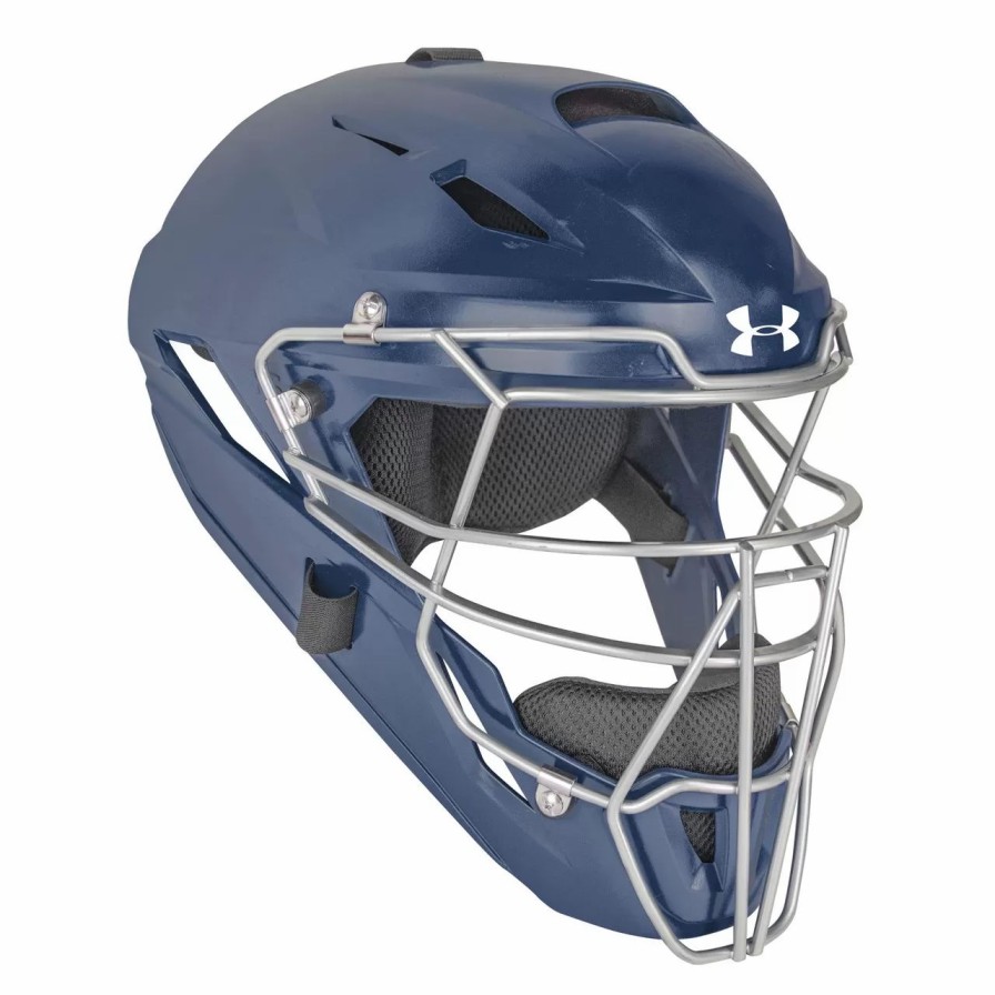 Catcher'S Gear * | Under Armour Converge Tack Matte Adult Baseball/Softball Catcher'S Helmet