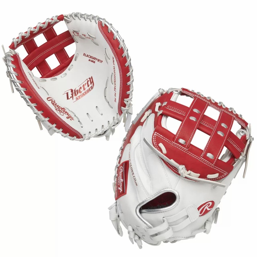 Gloves * | Rawlings Liberty Advanced Color 34 Inch Rlacm34Fpwsp Fastpitch Softball Catcher'S Mitt