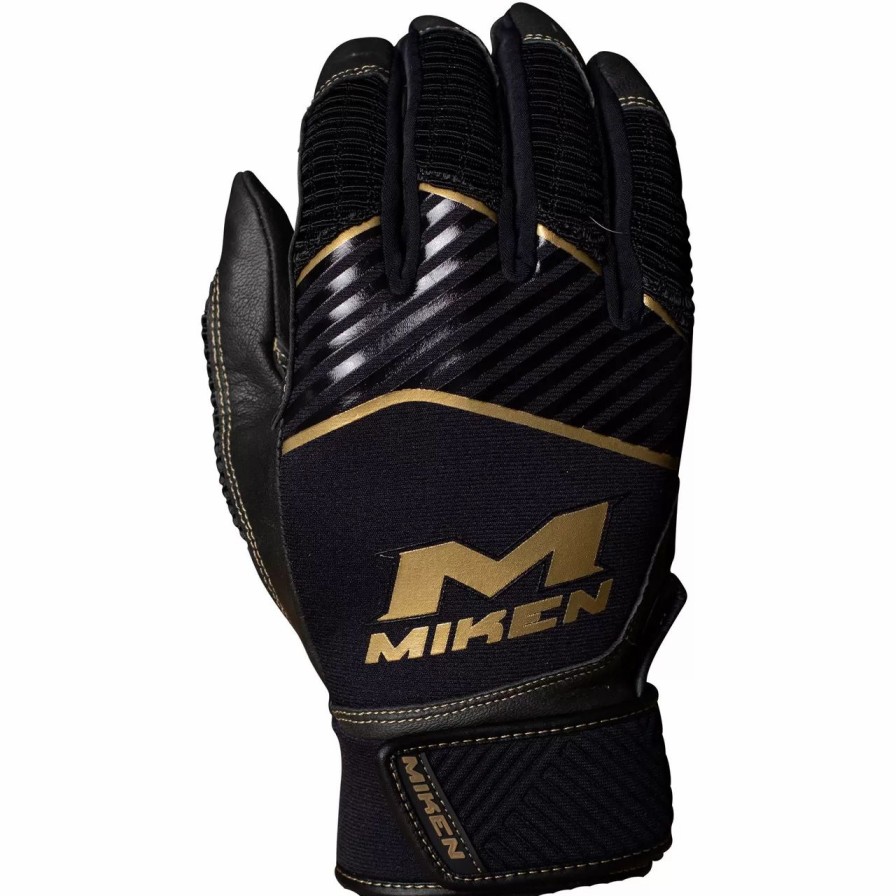 Gloves * | Miken Gold Mbggld Baseball/Softball Batting Gloves