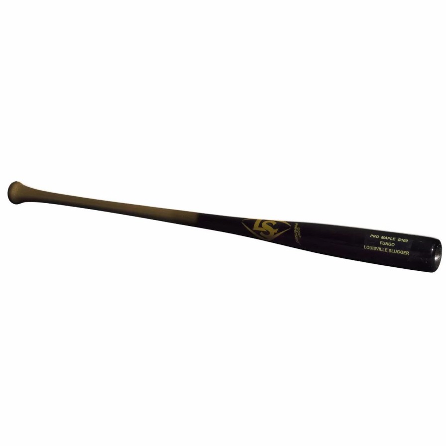 Bats * | Louisville Slugger Pro Maple G160 Wood Fungo Bat Black/Gold