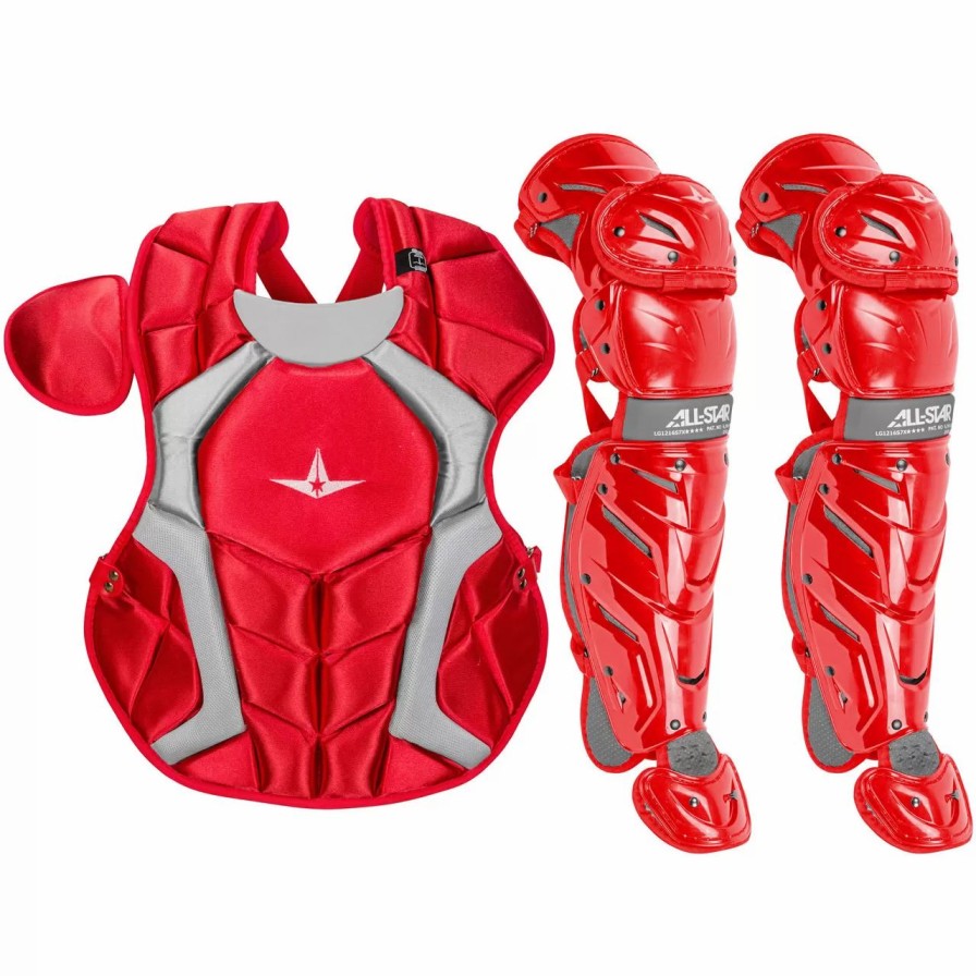 Catcher'S Gear * | All-Star System7 Axis Nocsae Intermediate Baseball Catcher'S Gear Set