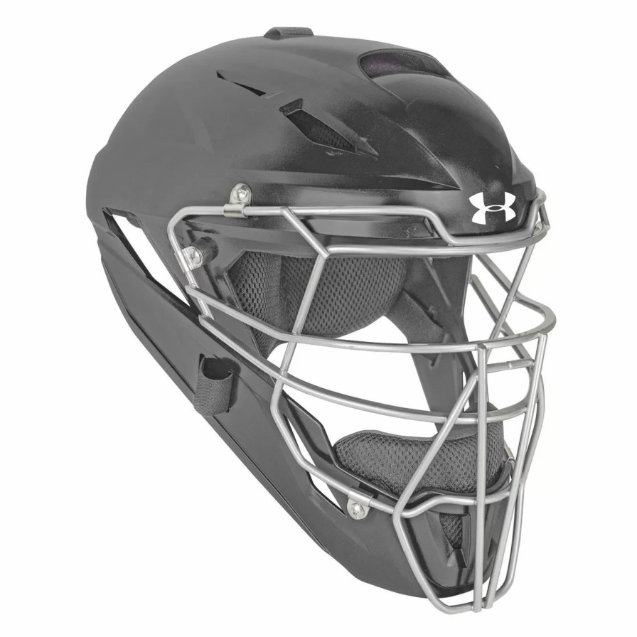 Catcher'S Gear * | Under Armour Converge Matte Youth Baseball/Softball Catcher'S Helmet