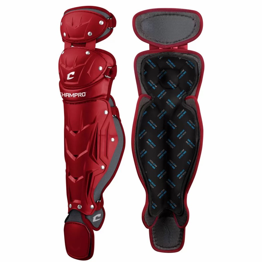 Catcher'S Gear * | Champro Optimus Pro 14.5 Inch Intermediate Baseball Leg Guards