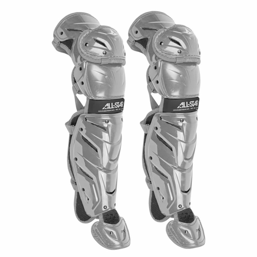 Catcher'S Gear * | All-Star System 7 Axis 14.5 Inch Intermediate Baseball Catcher'S Leg Guards