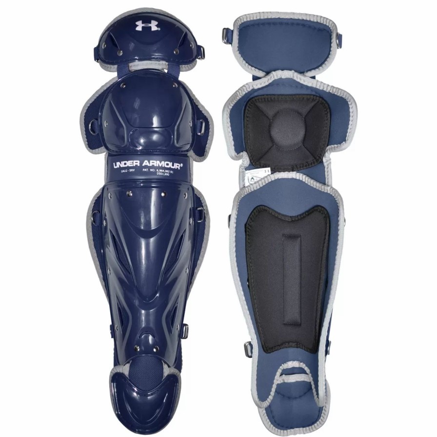 Catcher'S Gear * | Under Armour Ua Victory Intermediate 14.5 Inch Baseball Catcher'S Leg Guards