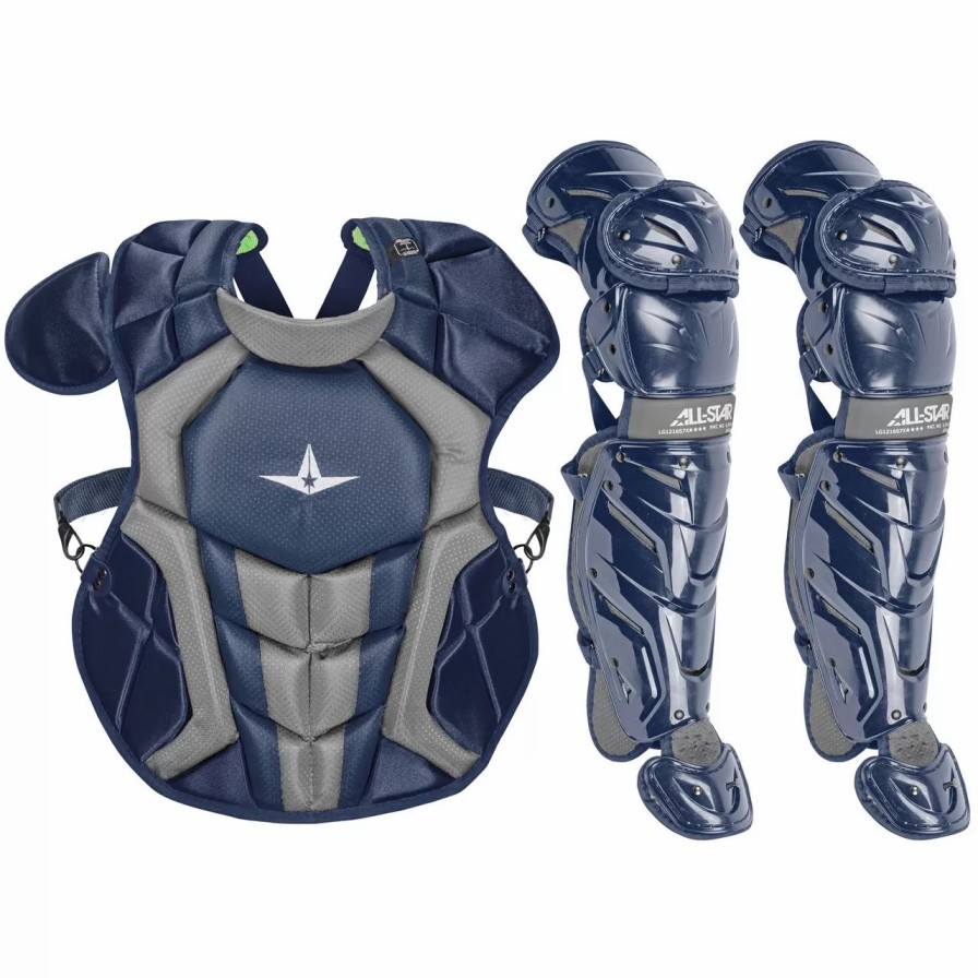 Catcher'S Gear * | All-Star System7 Axis Nocsae Youth Baseball Catcher'S Gear Set