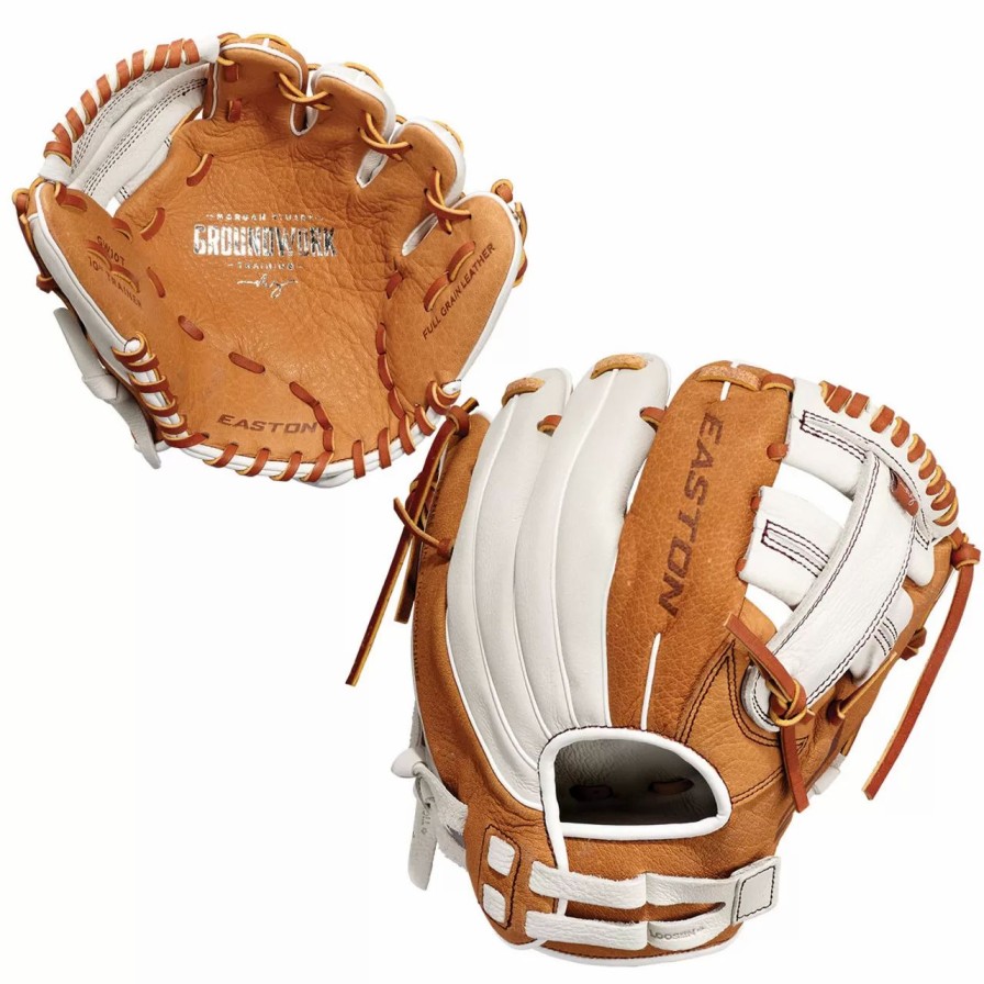 Gloves * | Easton Groundwork Mini 10 Inch Gw10T Fastpitch Softball Training Glove