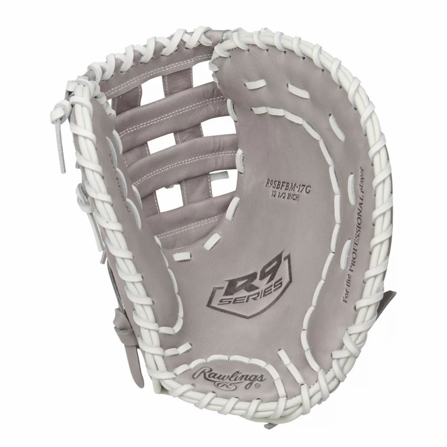 Gloves * | Rawlings R9 Series 12.5 Inch R9Sbfbm-17G Fastpitch Softball First Base Mitt