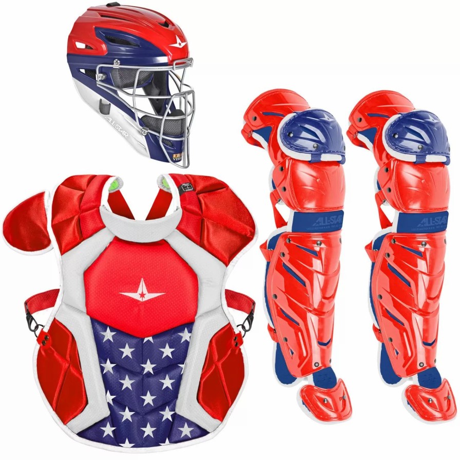 Catcher'S Gear * | All-Star System7 Axis Nocsae Youth Catcher'S Package Usa