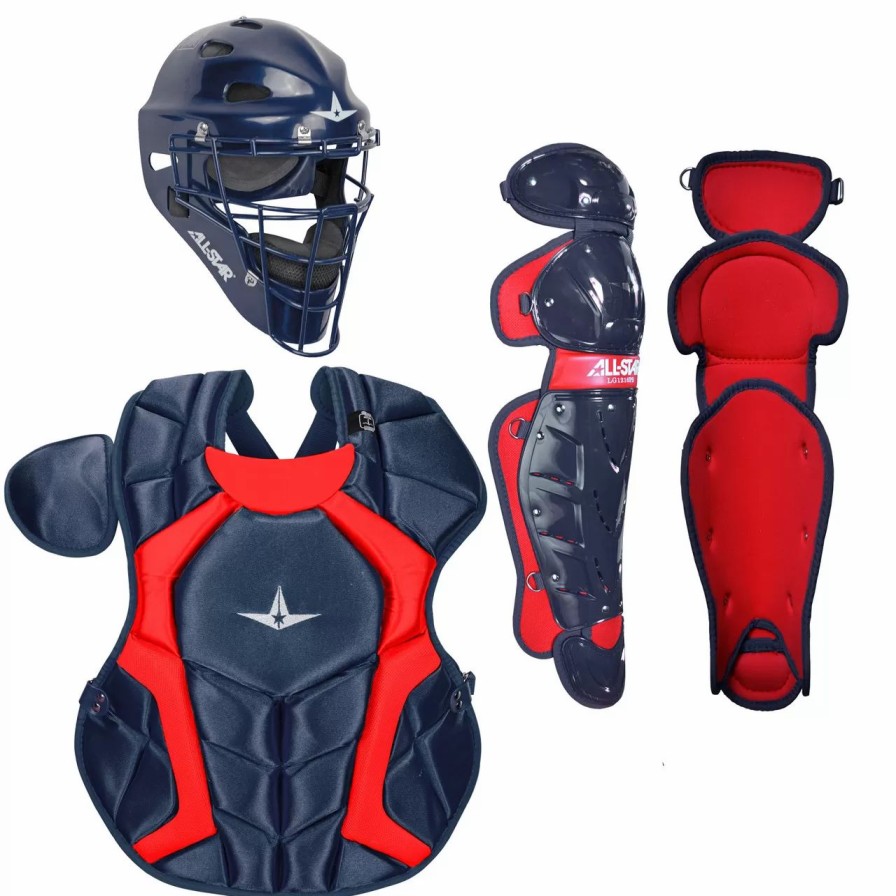 Catcher'S Gear * | All-Star Players Series Nocsae Two-Tone Youth 7-9 Baseball Catcher'S Set