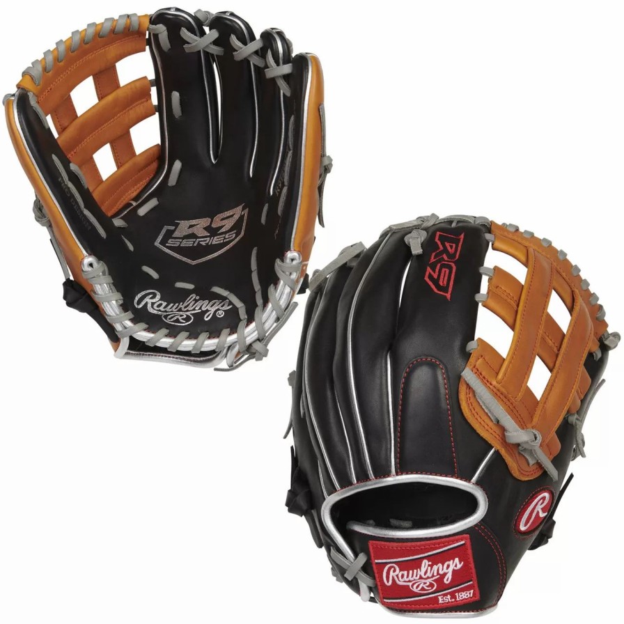 Gloves * | Rawlings R9 Contour Fit 12 Inch R9120U-6Bt Baseball Glove