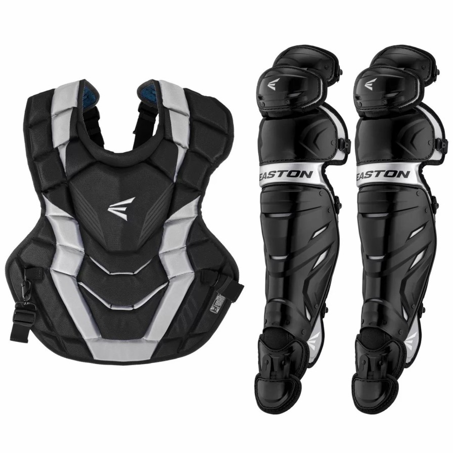 Catcher'S Gear * | Easton Elite X Intermediate Nocsae Baseball Catcher'S Gear Bundle