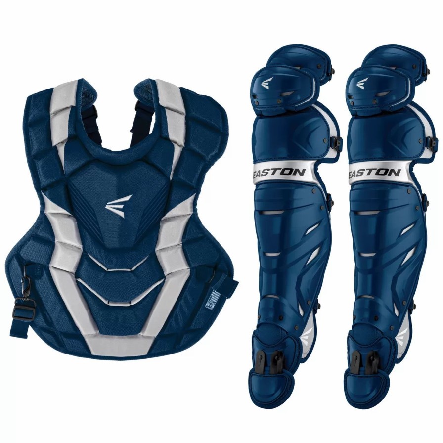 Catcher'S Gear * | Easton Elite X Intermediate Nocsae Baseball Catcher'S Gear Bundle