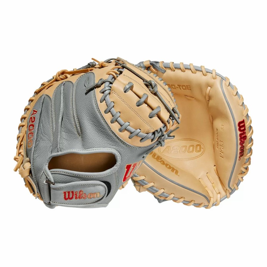 Gloves * | Wilson 2023 A2000 Pedroia Fit 33 Inch Wbw10098433 Baseball Catcher'S Mitt