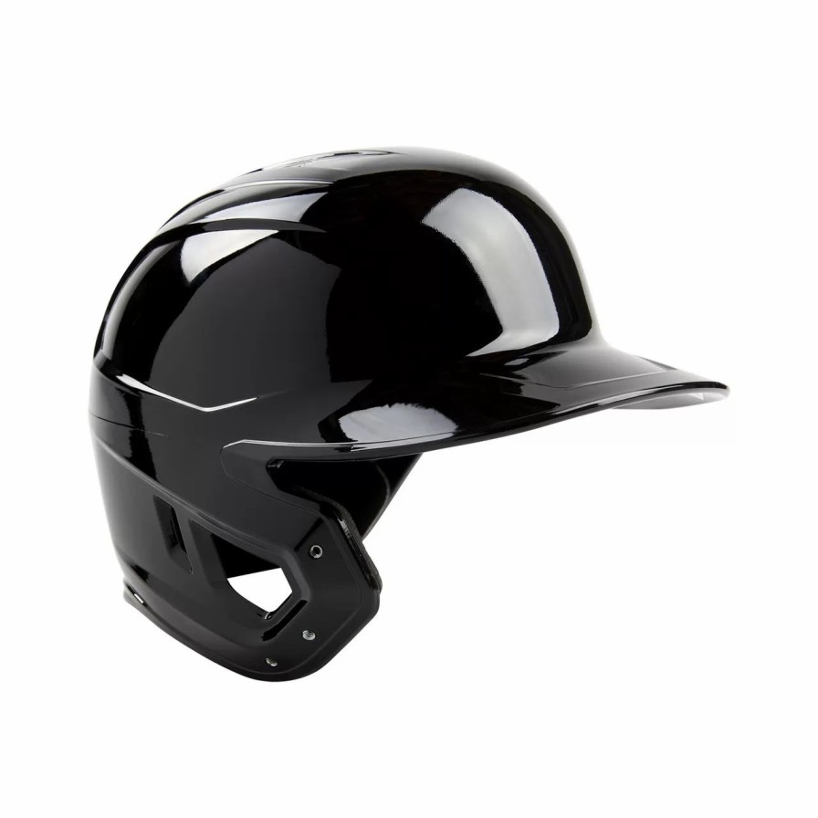 Protective * | Rawlings Mach Right Ear Single Flap Baseball Batting Helmet Black