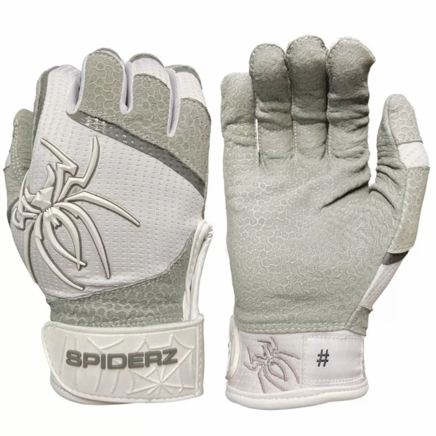 Gloves * | Spiderz Pro Adult Baseball/Softball Batting Gloves