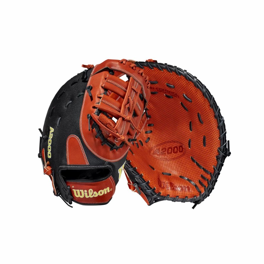 Gloves * | Wilson A2000 Spin Control Superskin 12.5 Inch Sc1620Ss Baseball First Base Mitt