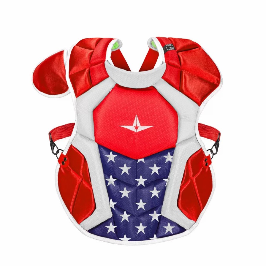 Catcher'S Gear * | All-Star System7 Axis Nocsae Youth Catcher'S Chest Protector Usa