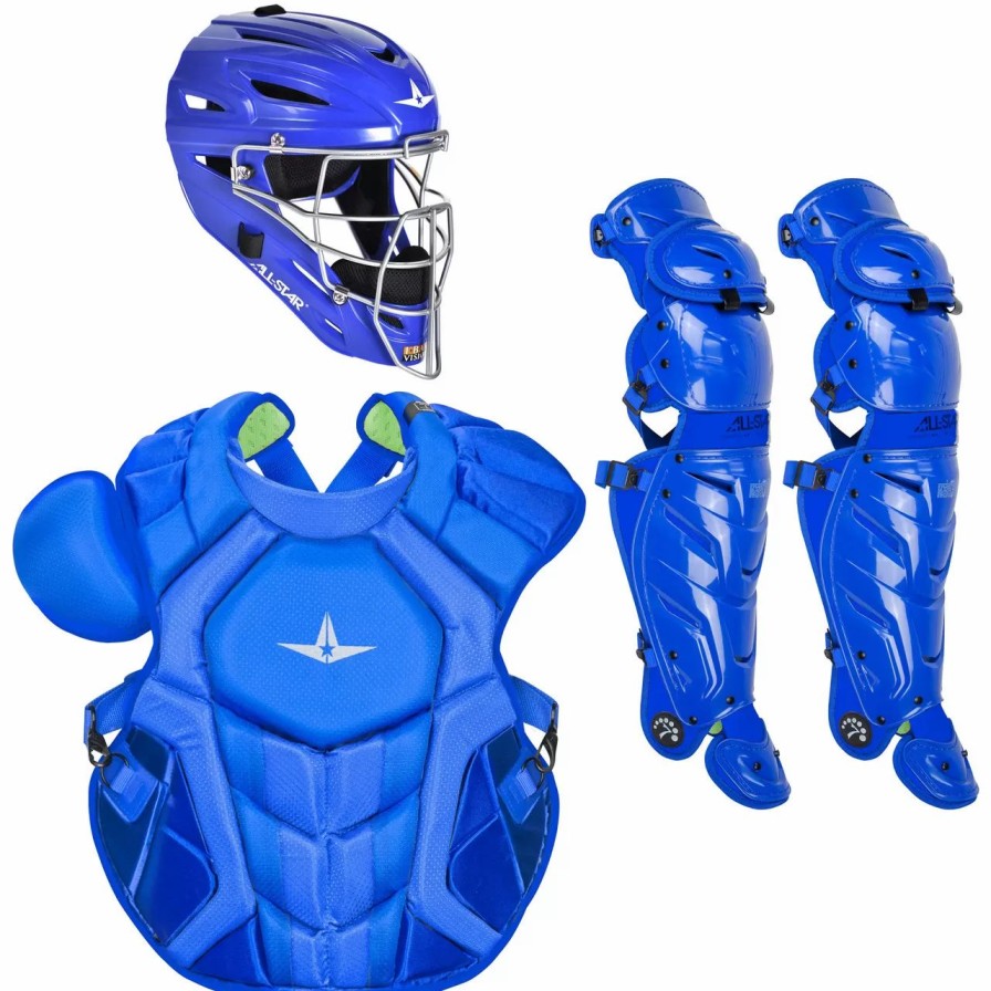 Catcher'S Gear * | All-Star Solid Color System7 Axis Nocsae Adult Baseball Catcher'S Package