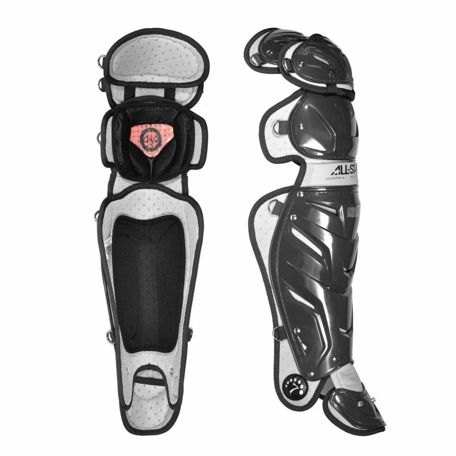 Catcher'S Gear * | All-Star System Seven 16.5 Inch Adult Baseball Catcher'S Leg Guards